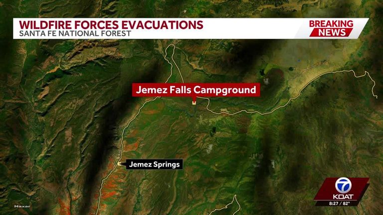 Wildfire Forces Evacuations