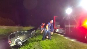 Woman Rescued After Suv Backs Into Canal