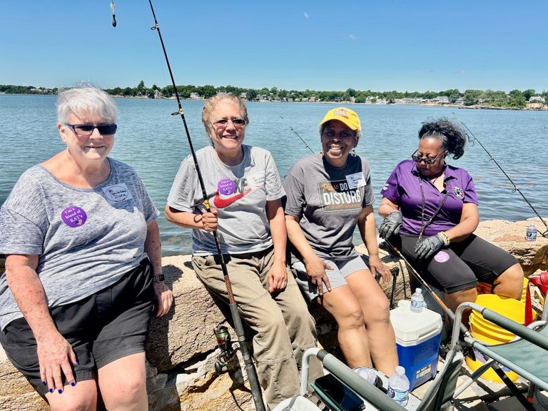 Women Vets Connect At Fishing Event