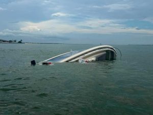 8 Saved After Boat Overturns Near Sanibel Causeway
