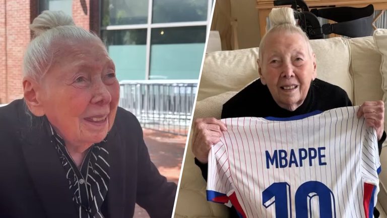 96 Year Old Back Bay Woman Befriends French Soccer Team