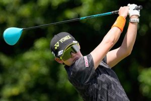 Aki Iwai Leads Evian Championship