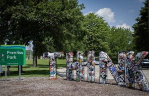 Akron Art Installation Promotes Litter Awareness