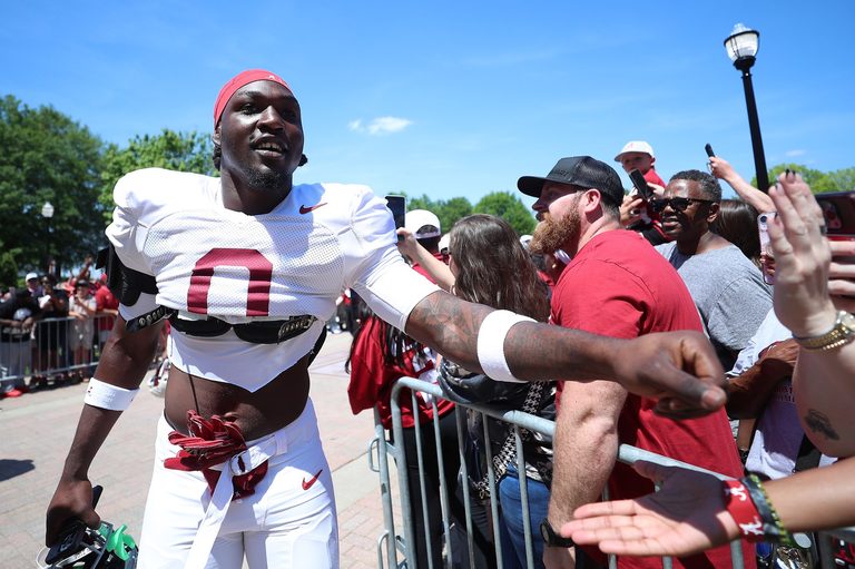 Alabama Football Hosts Fan Day