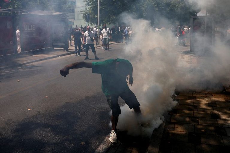 Albanian Police Disperse Anti Graft Protesters