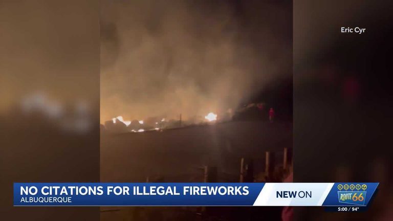 Albuquerque Fire Dept Responds To 877 Fireworks Calls