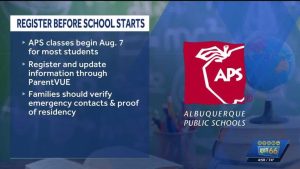 Albuquerque Schools Encourage Early Registration