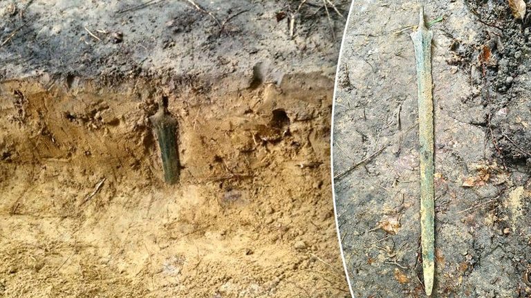 Ancient Bronze Sword Found