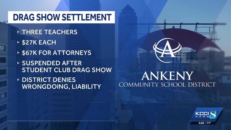 Ankeny School District Settles Lawsuit Over Drag Show