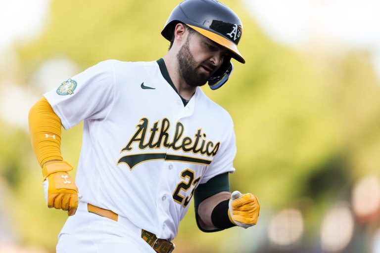 Athletics Catcher Exits Game