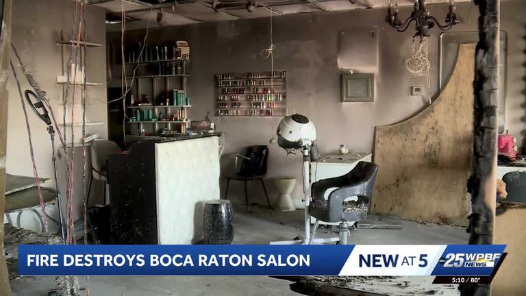 Boca Raton Salon Destroyed By Fire