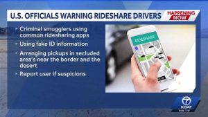 Border Patrol Warns Rideshare Drivers Of Human Smuggling Risks