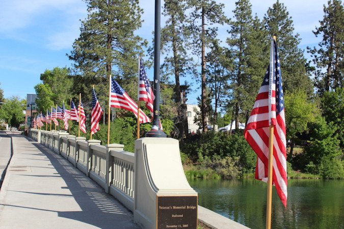 Boy Scouts Lead Flag Installation