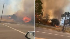 Brush Fire In Santa Clarita
