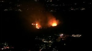 Brush Fire In West Covina