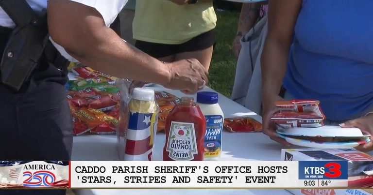 Caddo Sheriff S Office Hosts Stars Stripes Safety Event