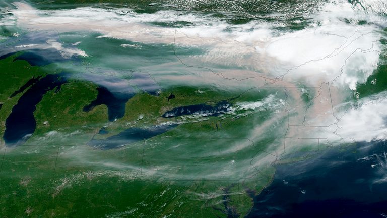 Canadian Wildfires Bring Smoke To Us