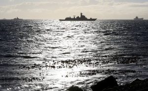 China Russia Navies Hold Joint Drills