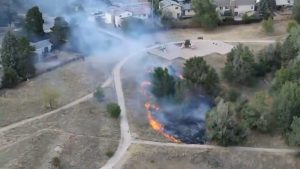 Csfd Responds To Grass Fire Near Villa Loma Park