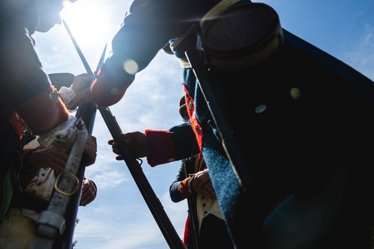 Ct S Fifth Regiment Reenacts Revolutionary War