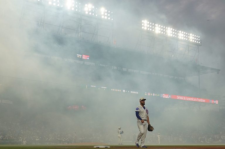 Cubs Fans Sing During Fog Delay