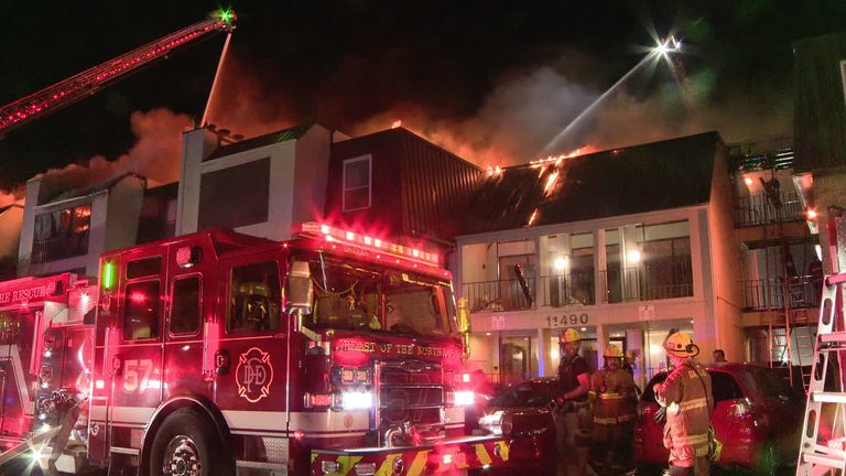 Dallas Condo Fire Displaces 45 Residents