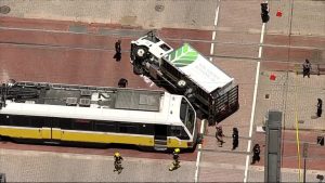 Dart Train Crash Disrupts Downtown Dallas Rail Service