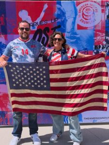 Deakyne Family Cheers On Us Soccer