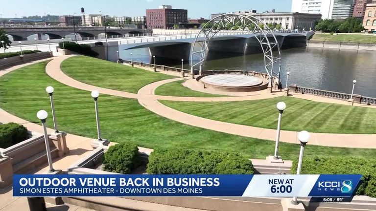 Des Moines Amphitheater Reopens