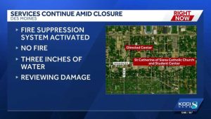 Des Moines Church Closed After Fire Suppression System Malfunction