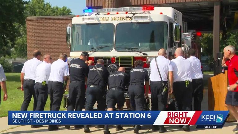 Des Moines Fire Dept Adds 1 7M Ladder Truck