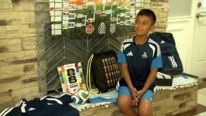 El Paso Boy Meets Soccer Star