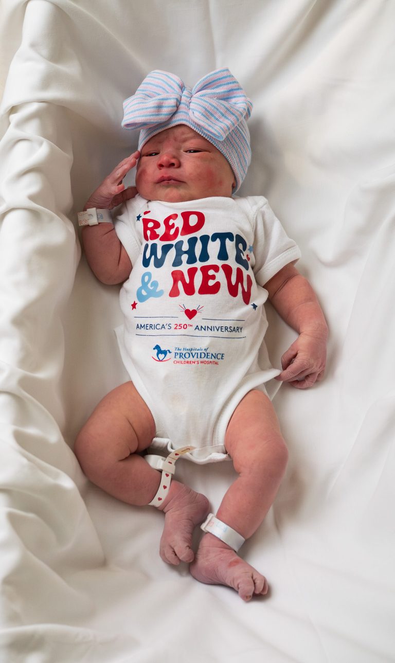 El Paso Newborn Shares Birthday With Us