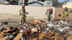 Fire Breaks Out At Goleta Recycling Station