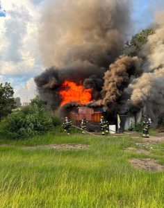 Fire Destroys Vacant Building In West Montgomery