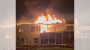Fireworks Spark Large Fire At Lake Gaston Home