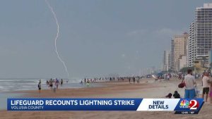 Florida Lifeguard Survives Lightning Strike