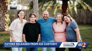 Florida Man Reunites With Daughter After Ice Detention