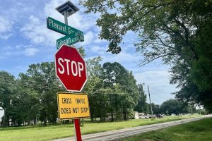 Four Way Stop Added At Pleasant Grove Road Gibson Lane