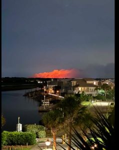 Francis Marion Wildfire Grows
