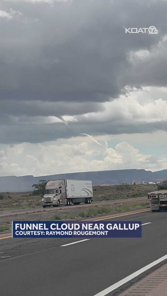 Funnel Cloud Spotted Near Gallup