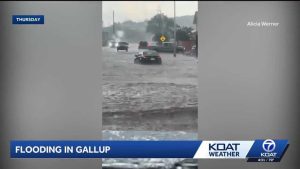 Gallup Flooding