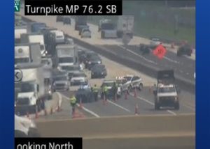 Gas Leak Impacts Traffic On Florida S Turnpike