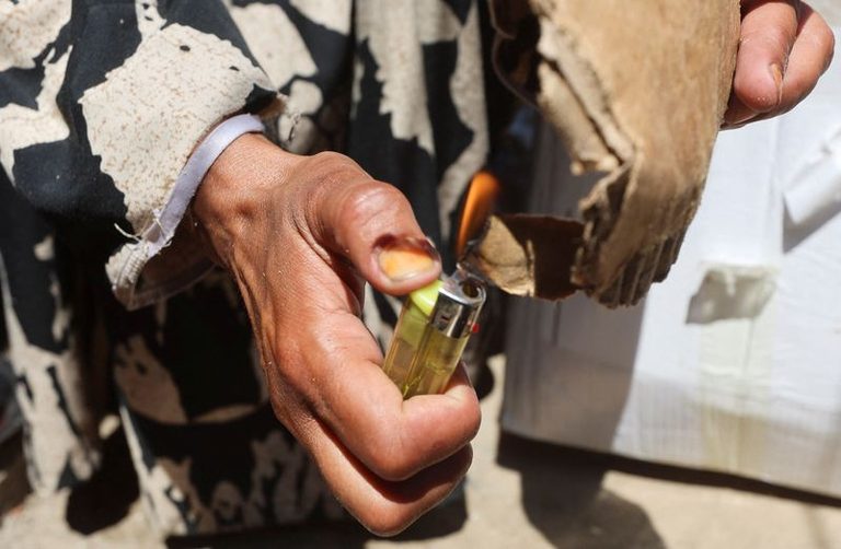 Gaza Tent Camps Rely On Lighters