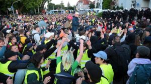 German City Sees Clashes