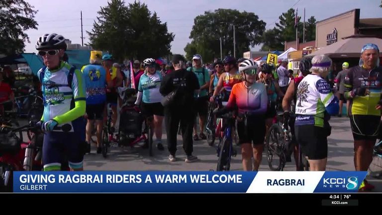 Gilbert Hosts Ragbrai