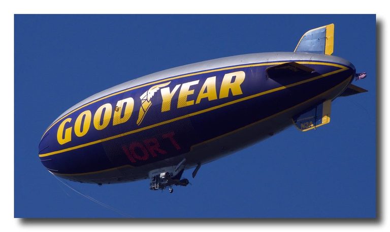Goodyear Blimp Visits Elkhart
