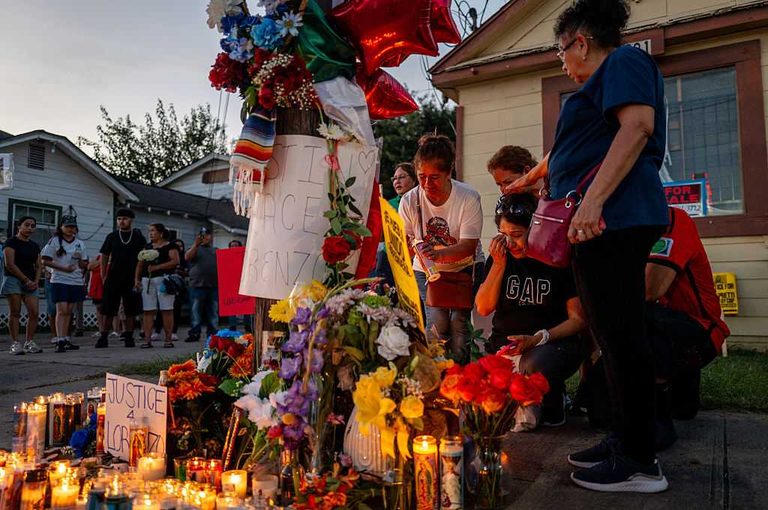 Houston Builder Shot By Ice