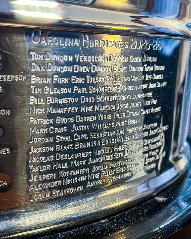 Hurricanes Owner Engraves Family Names On Stanley Cup