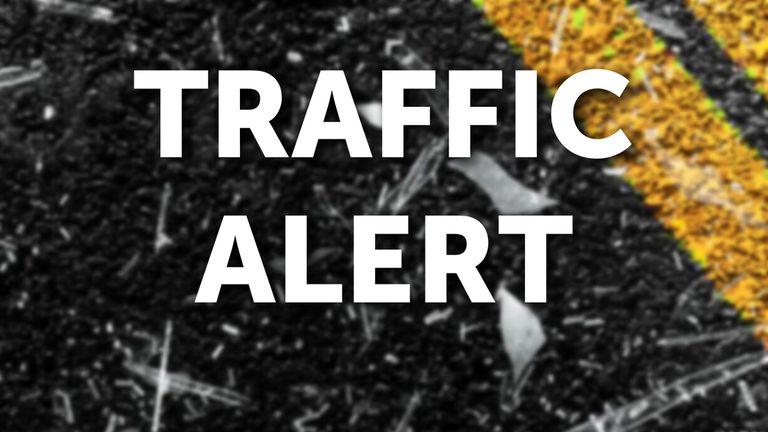 I 25 Northbound Lane Closed Near Castle Rock